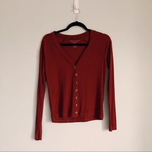 AE Maroon Long Sleeve